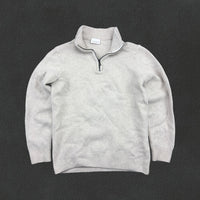 Beige Profuomo Half Zip - Men L - Very Good