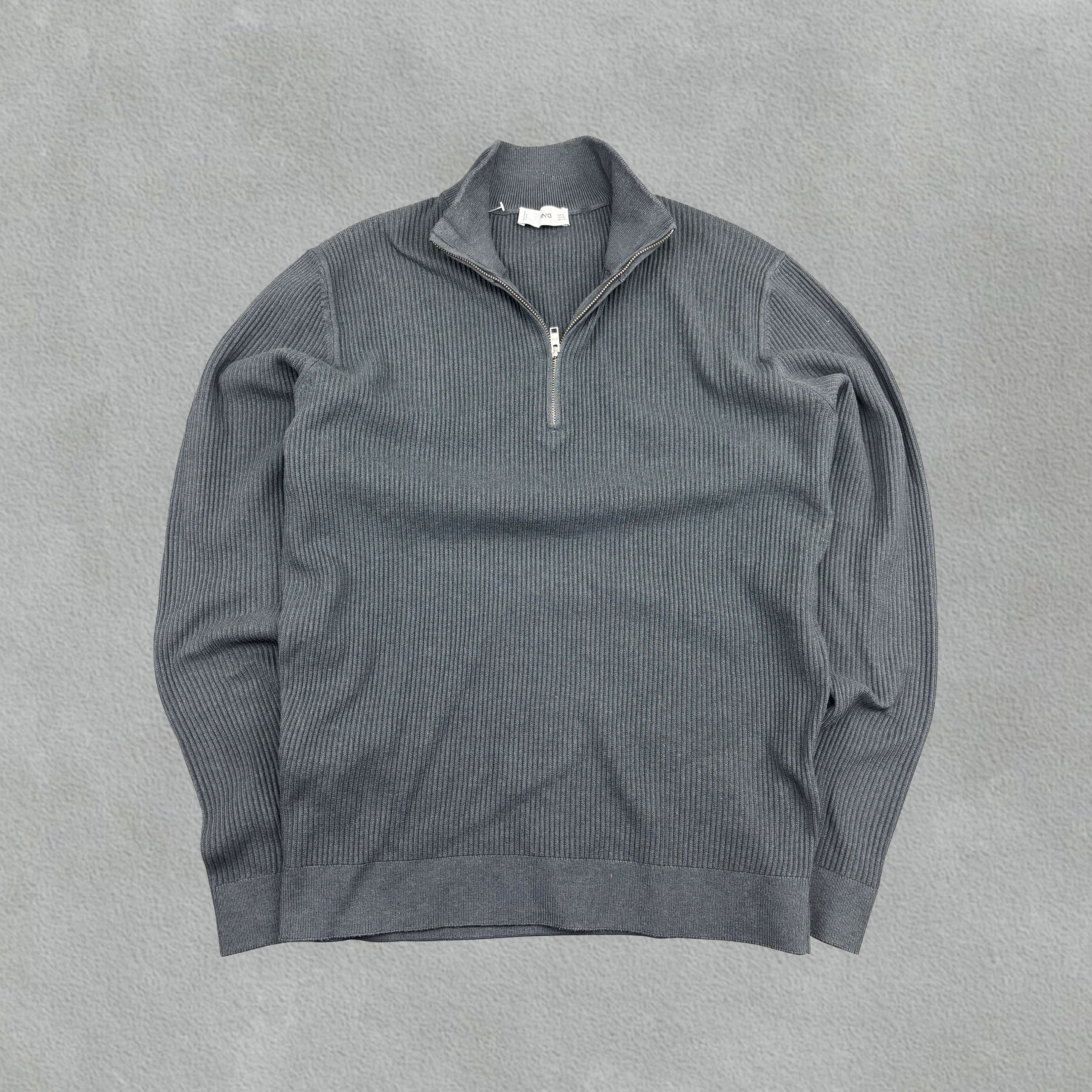 Grey Mango Half Zip - Men M - Very Good