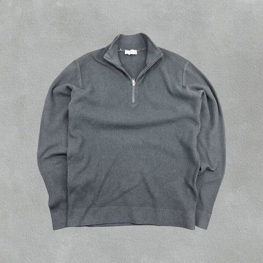 Grey Mango Half Zip - Men M - Very Good