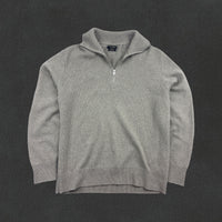 Beige Massimo Dutti Half Zip - Men M - Very Good
