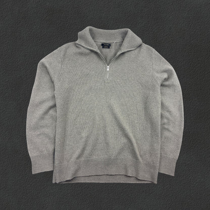 Beige Massimo Dutti Half Zip - Men M - Very Good