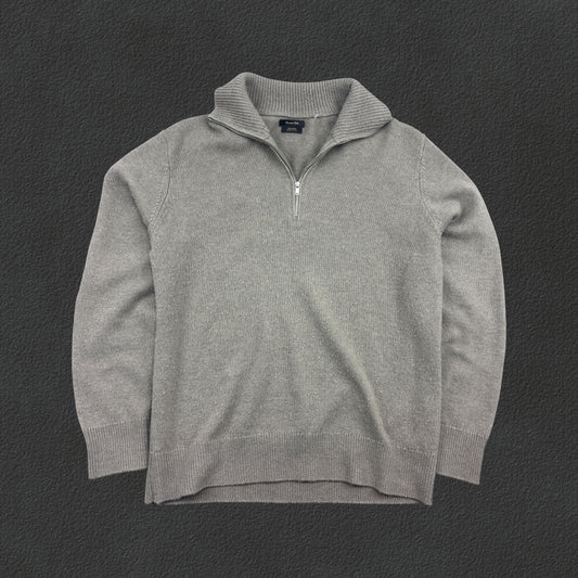 Beige Massimo Dutti Half Zip - Men M - Very Good