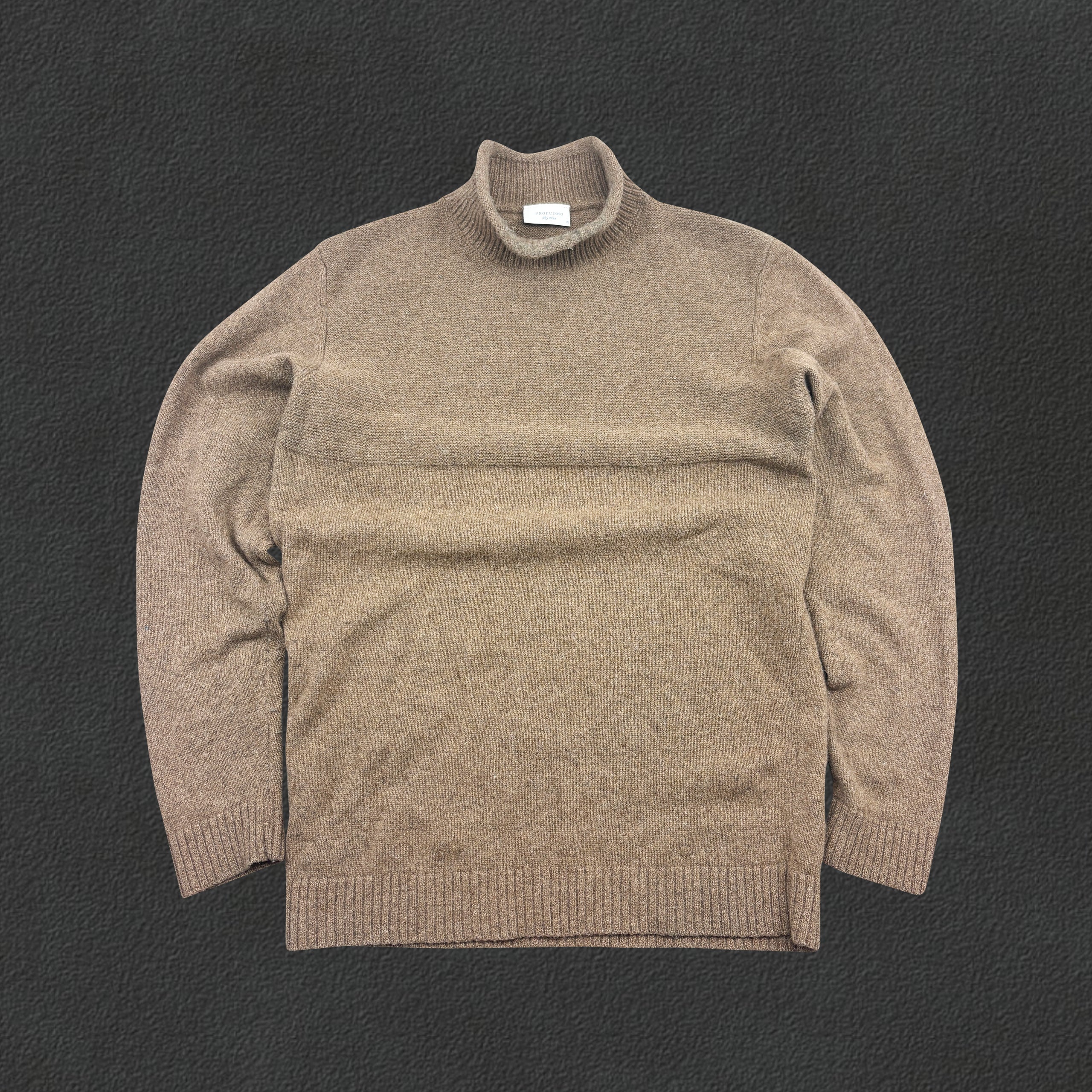 Brown Profuomo Turtleneck - Men XL - Very Good