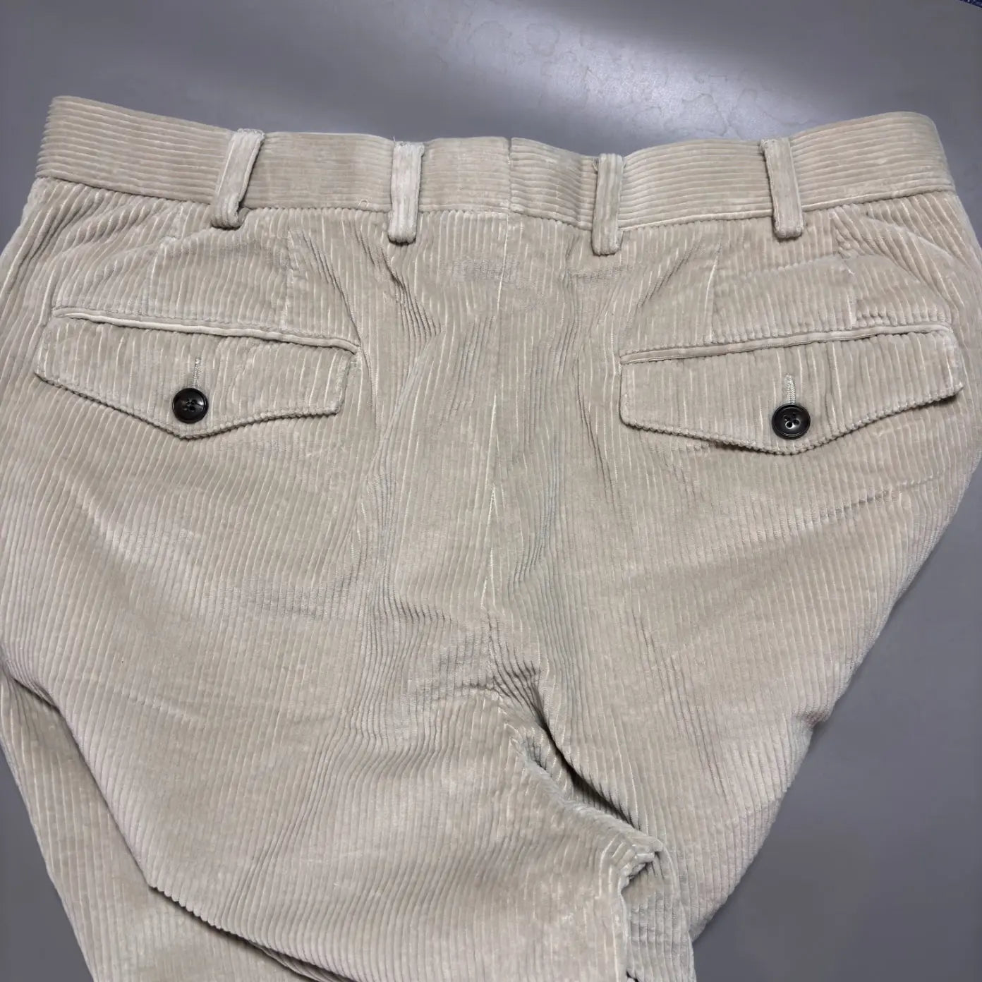 Beige Corduroy Chino Suitsupply - W30 - Excellent Condition - Revaleur