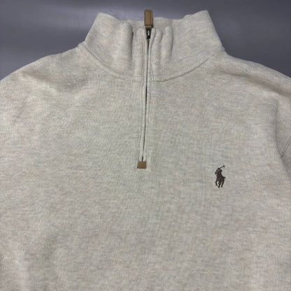 Beige Half Zip Ralph Lauren - M – New, Never Worn - Revaleur