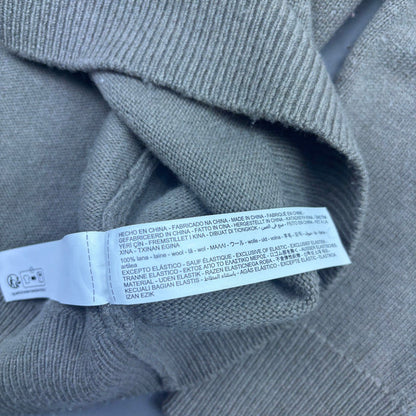 Beige Massimo Dutti Half Zip - Men M - Very Good - Revaleur