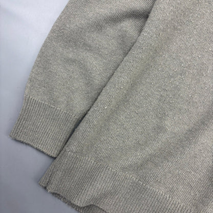 Beige Massimo Dutti Half Zip - Men M - Very Good - Revaleur