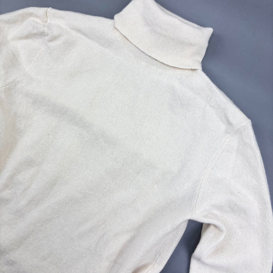 Beige Massimo Dutti Turtleneck - Women L - Very Good - Revaleur