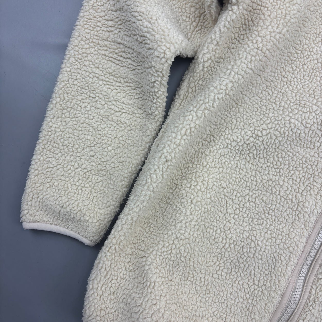 Beige Profuomo Fleece Jacket - Men S - Very Good - Revaleur