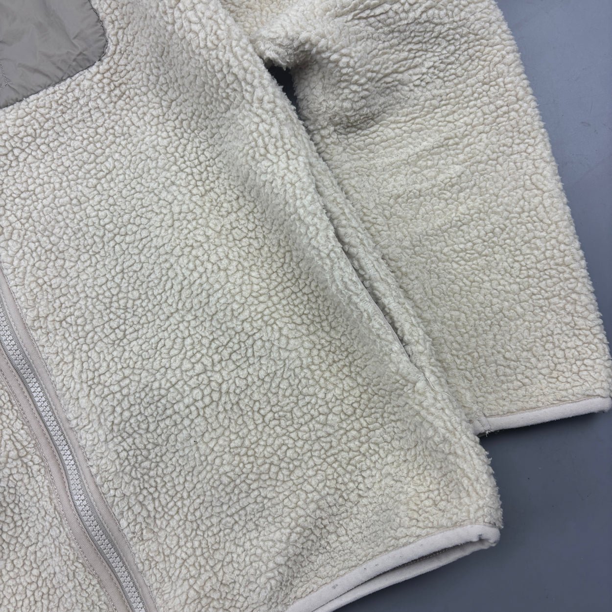 Beige Profuomo Fleece Jacket - Men S - Very Good - Revaleur