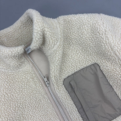 Beige Profuomo Fleece Jacket - Men S - Very Good - Revaleur