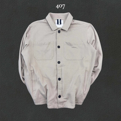 Beige Profuomo Overshirt - Men XL - New - Revaleur