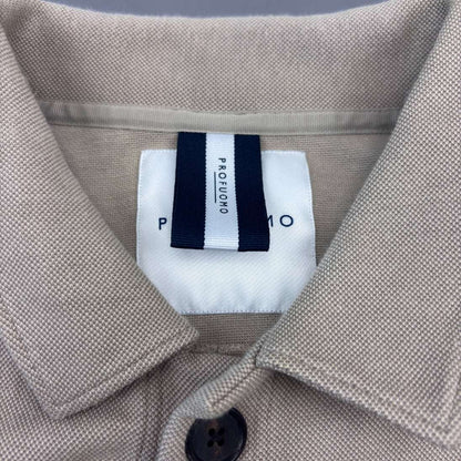 Beige Profuomo Overshirt - Men XL - New - Revaleur
