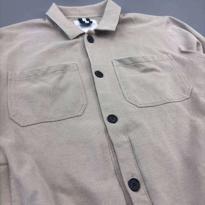 Beige Profuomo Overshirt - Men XL - New - Revaleur