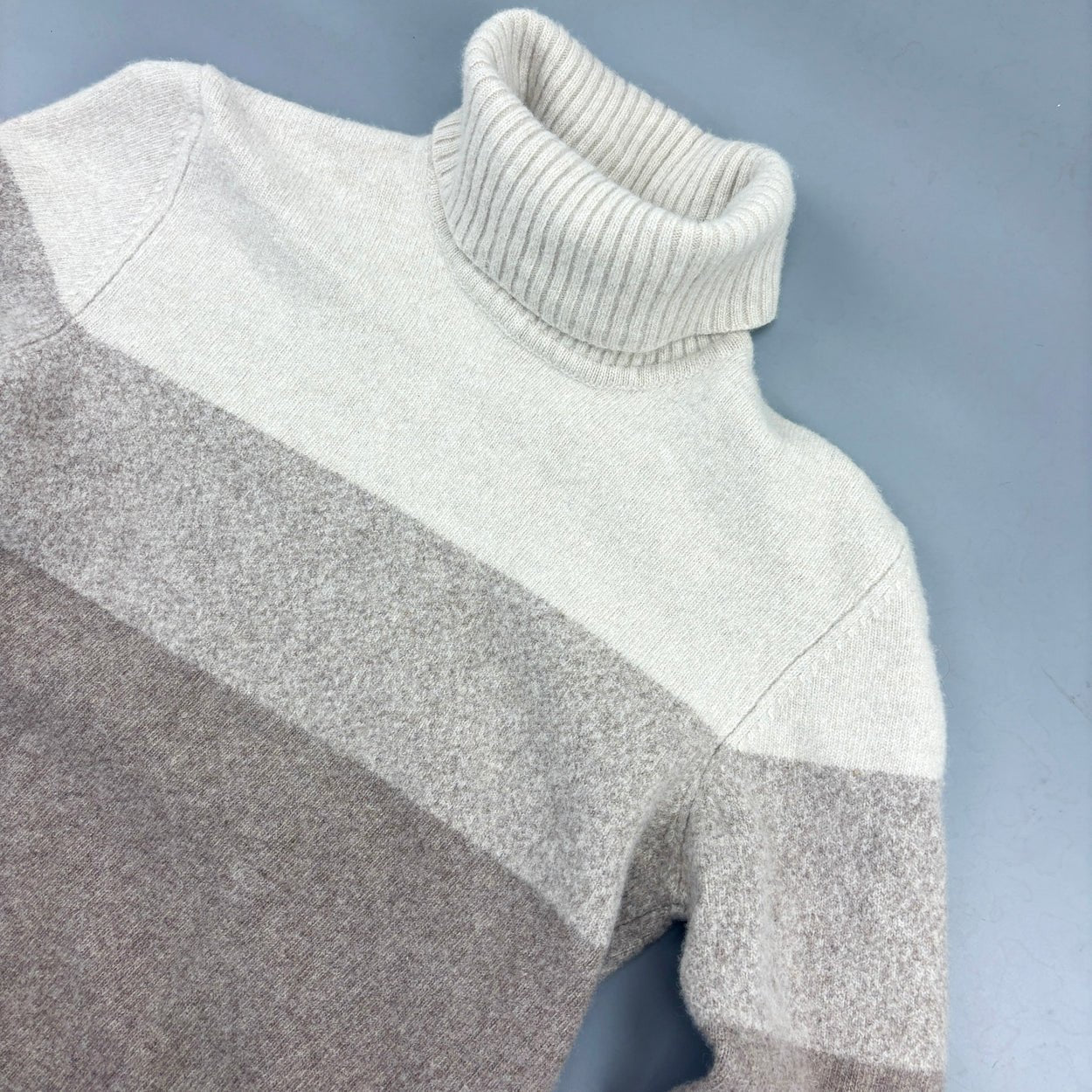 Beige Profuomo Turtleneck - Men S - Very Good - Revaleur