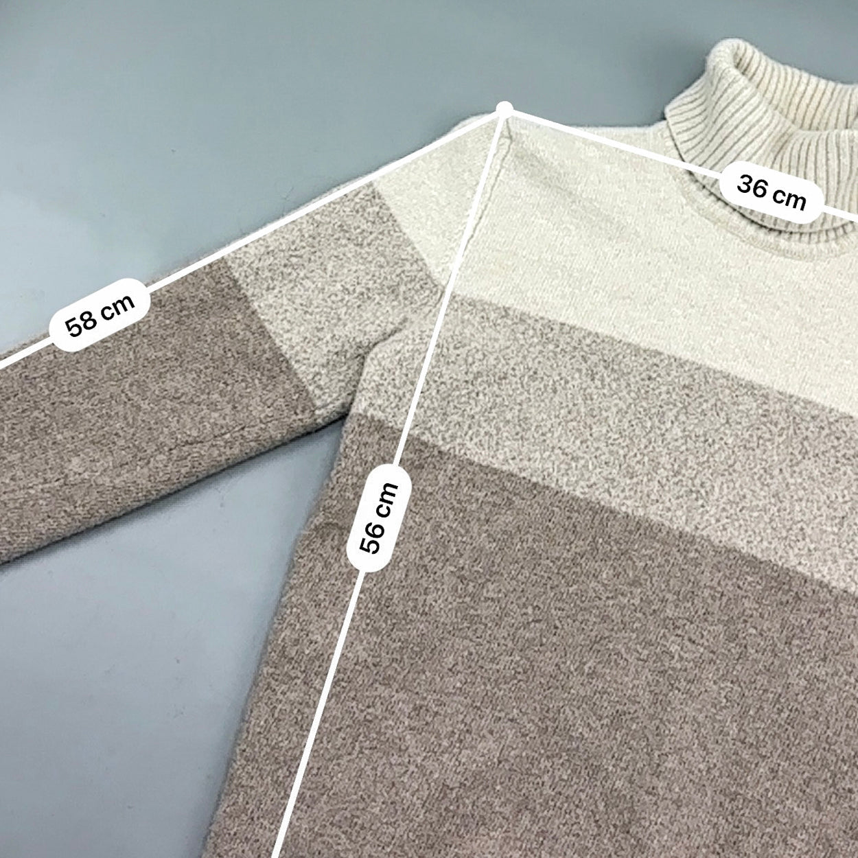 Beige Profuomo Turtleneck - Men S - Very Good - Revaleur