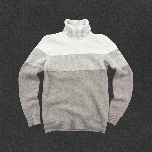 Beige Profuomo Turtleneck - Men S - Very Good - Revaleur