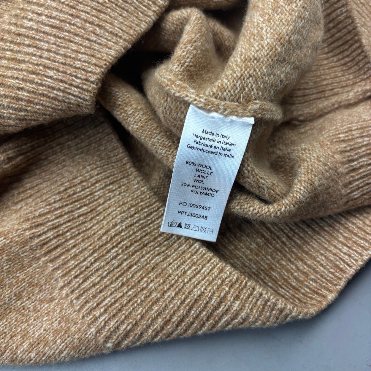 Beige Profuomo Turtleneck - Women M - New - Revaleur