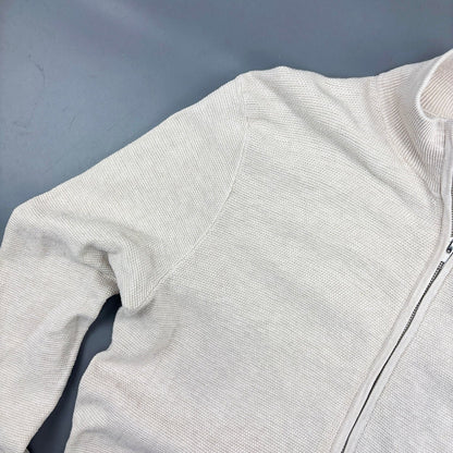 Beige Profuomo Zip Vest - Men XL - Very Good - Revaleur