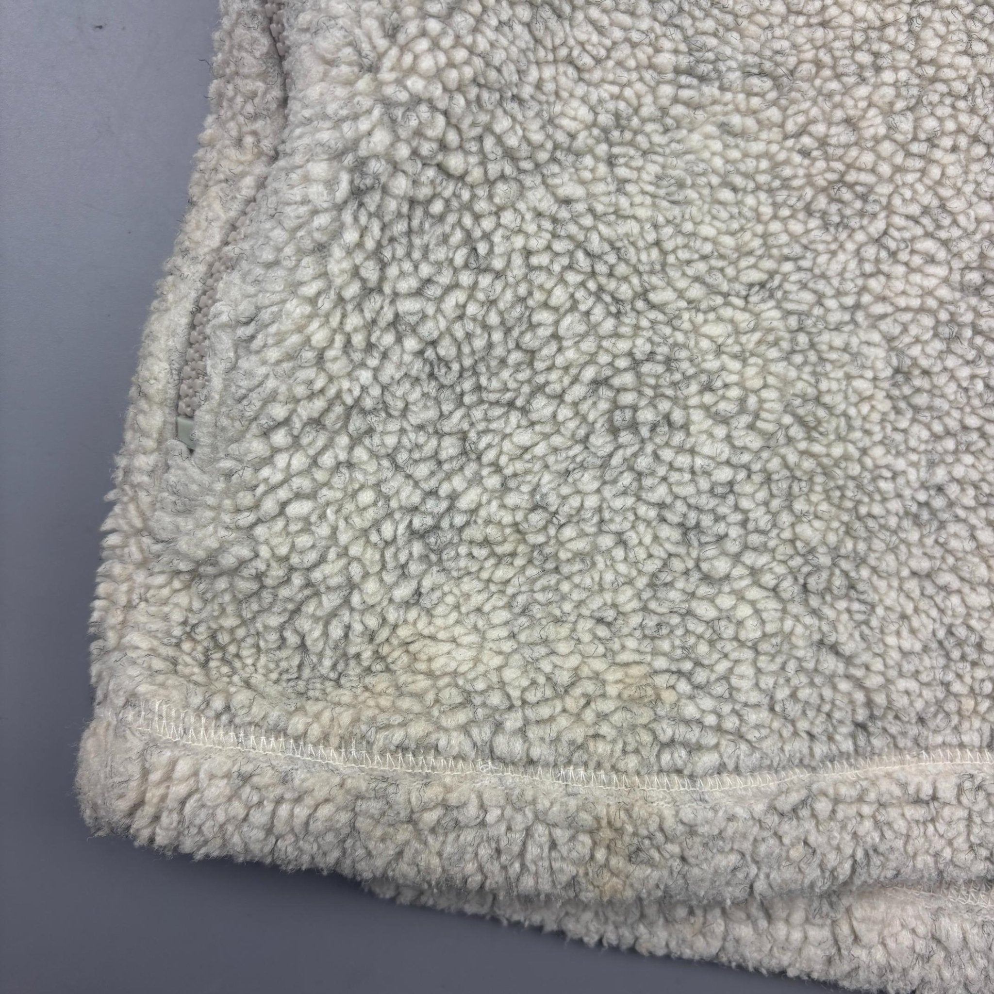 Beige Ralph Lauren Fleece Jacket - Men M - Very Good - Revaleur