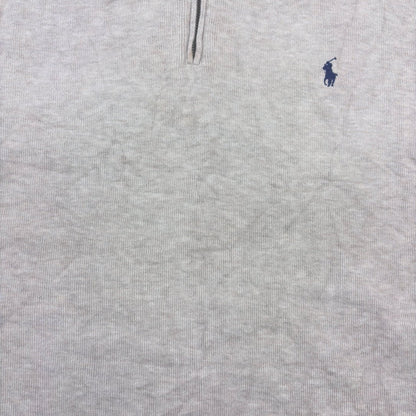 Beige Ralph Lauren Half Zip - Men M - Very Good - Revaleur