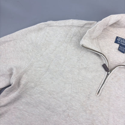 Beige Ralph Lauren Half Zip - Men M - Very Good - Revaleur