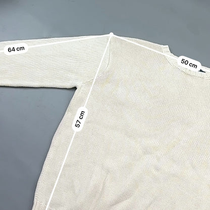 Beige Ralph Lauren Knitted Sweater - Men M - Very Good - Revaleur