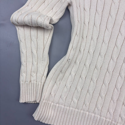 Beige Ralph Lauren Knitted Sweater - Women M - Very Good - Revaleur