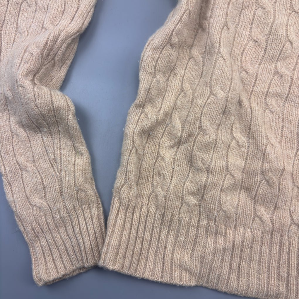 Beige Ralph Lauren Knitted Sweater - Women M - Very Good - Revaleur