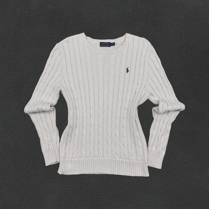 Beige Ralph Lauren Knitted Sweater - Women M - Very Good - Revaleur