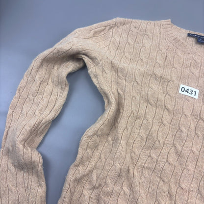 Beige Ralph Lauren Knitted Sweater - Women M - Very Good - Revaleur
