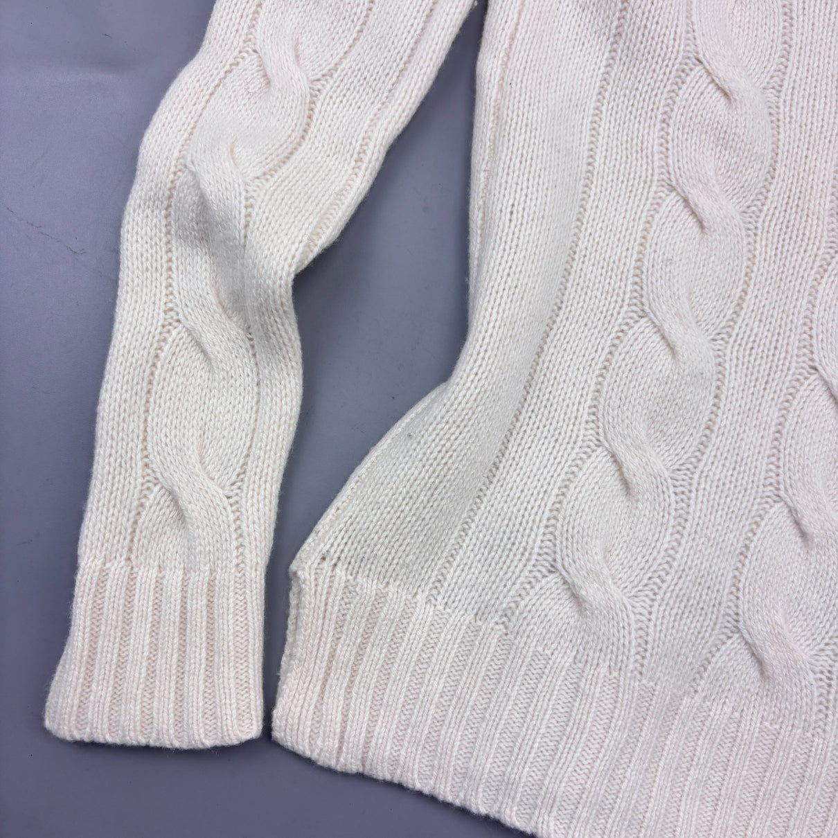 Beige Ralph Lauren Knitted Sweater - Women XS - New - Revaleur