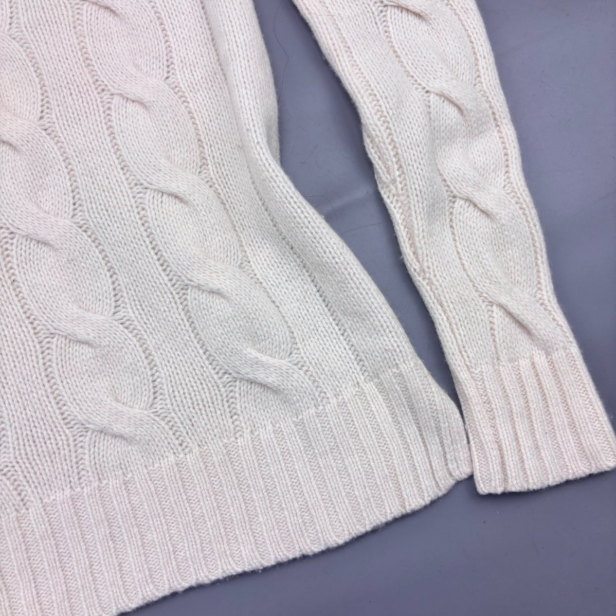 Beige Ralph Lauren Knitted Sweater - Women XS - New - Revaleur