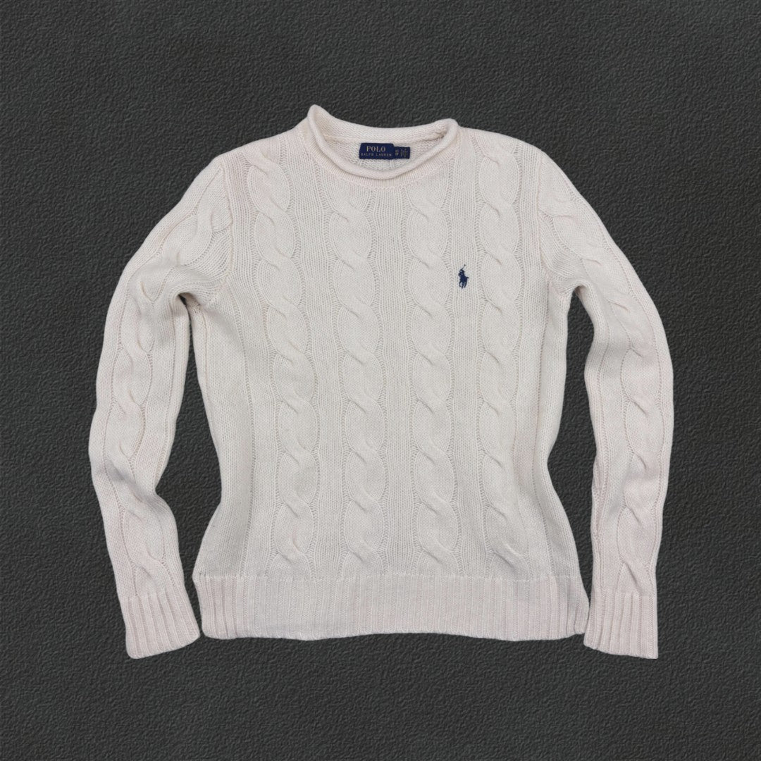 Beige Ralph Lauren Knitted Sweater - Women XS - New - Revaleur