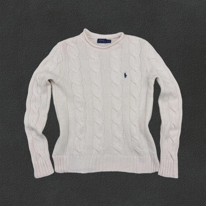 Beige Ralph Lauren Knitted Sweater - Women XS - New - Revaleur