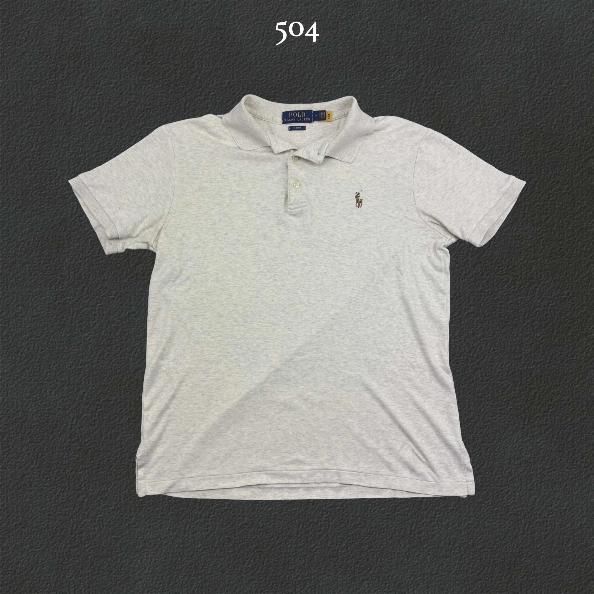 Beige Ralph Lauren Polo Shirt - M - Very Good - Revaleur