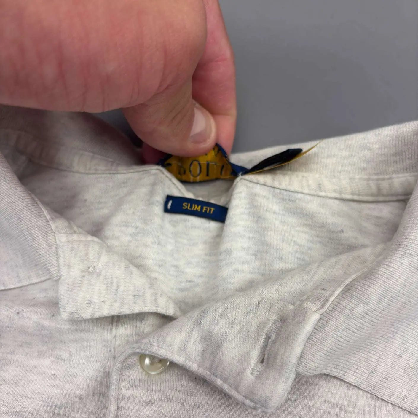 Beige Ralph Lauren Polo Shirt - M - Very Good - Revaleur