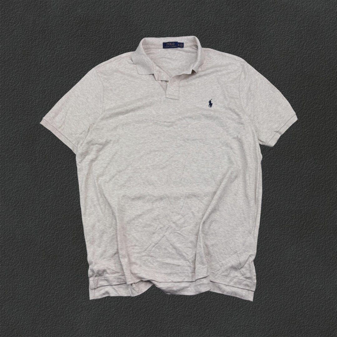Beige Ralph Lauren Polo Shirt - Men XL - Very Good - Revaleur