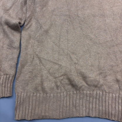 Beige Ralph Lauren V - neck Sweater - S - Very Good - Revaleur
