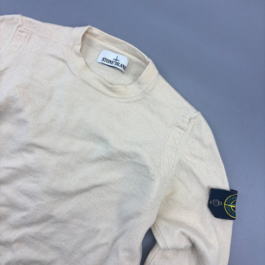 Beige Stone Island Jumper - Men XS - Very Good - Revaleur