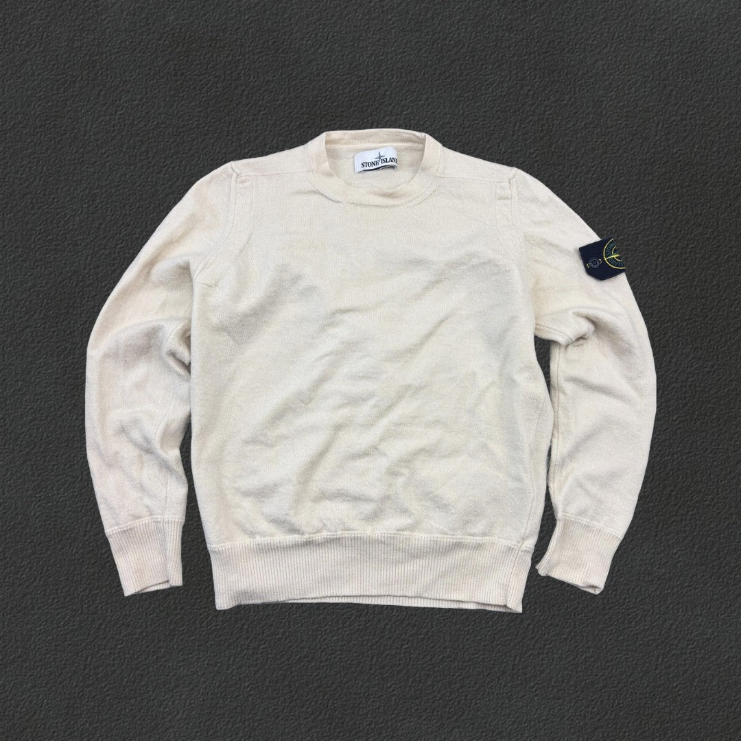 Beige Stone Island Jumper - Men XS - Very Good - Revaleur