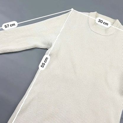 Beige Stone Island Knitted Sweater - S - New - Revaleur