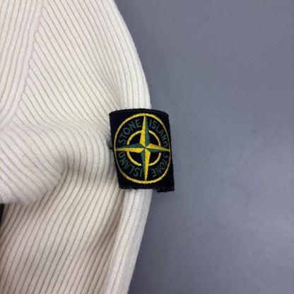 Beige Stone Island Knitted Sweater - S - New - Revaleur