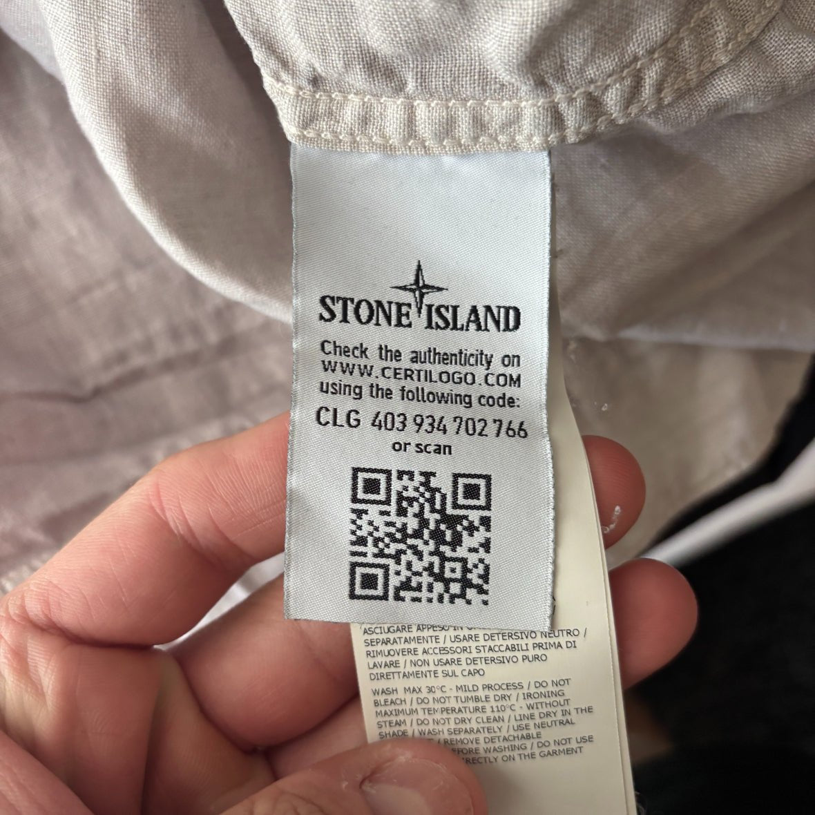 Beige Stone Island Shacket - XL - Very Good - Revaleur