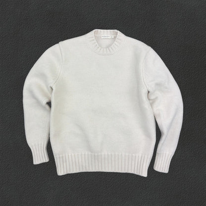 Beige Suitsupply Knitted Sweater - Men S - Very Good - Revaleur