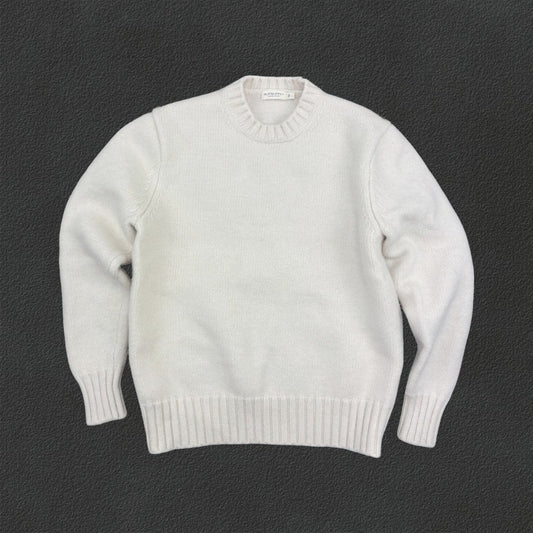 Beige Suitsupply Knitted Sweater - Men S - Very Good - Revaleur