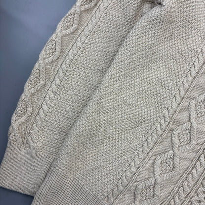 Beige Suitsupply Knitted Sweater - Men XL - New With Tags - Revaleur