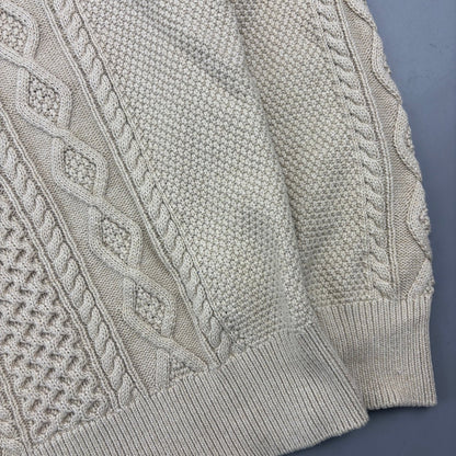 Beige Suitsupply Knitted Sweater - Men XL - New With Tags - Revaleur