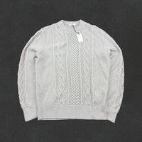 Beige Suitsupply Knitted Sweater - Men XL - New With Tags - Revaleur