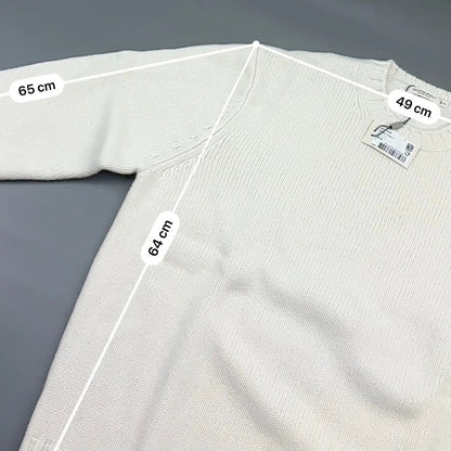 Beige Suitsupply Knitted Sweater - XL - New With Tags - Revaleur